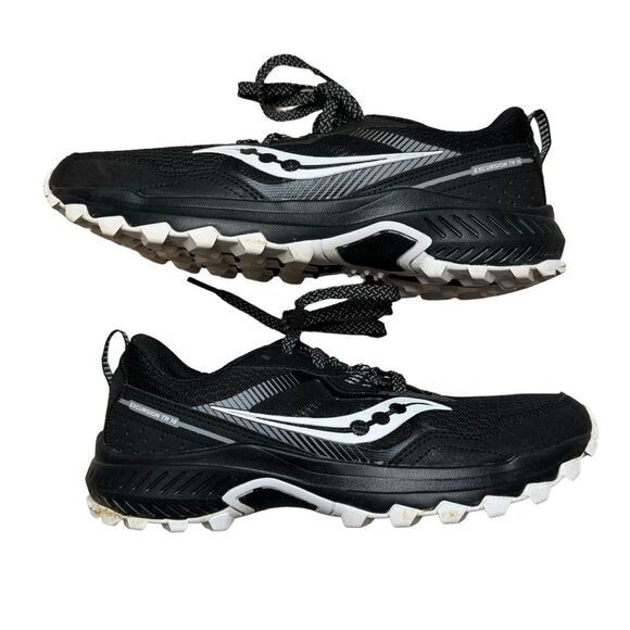 Saucony Excursion TR16 Women's Black White Trail Running Shoes Size 9.5 - Picture 2 of 9